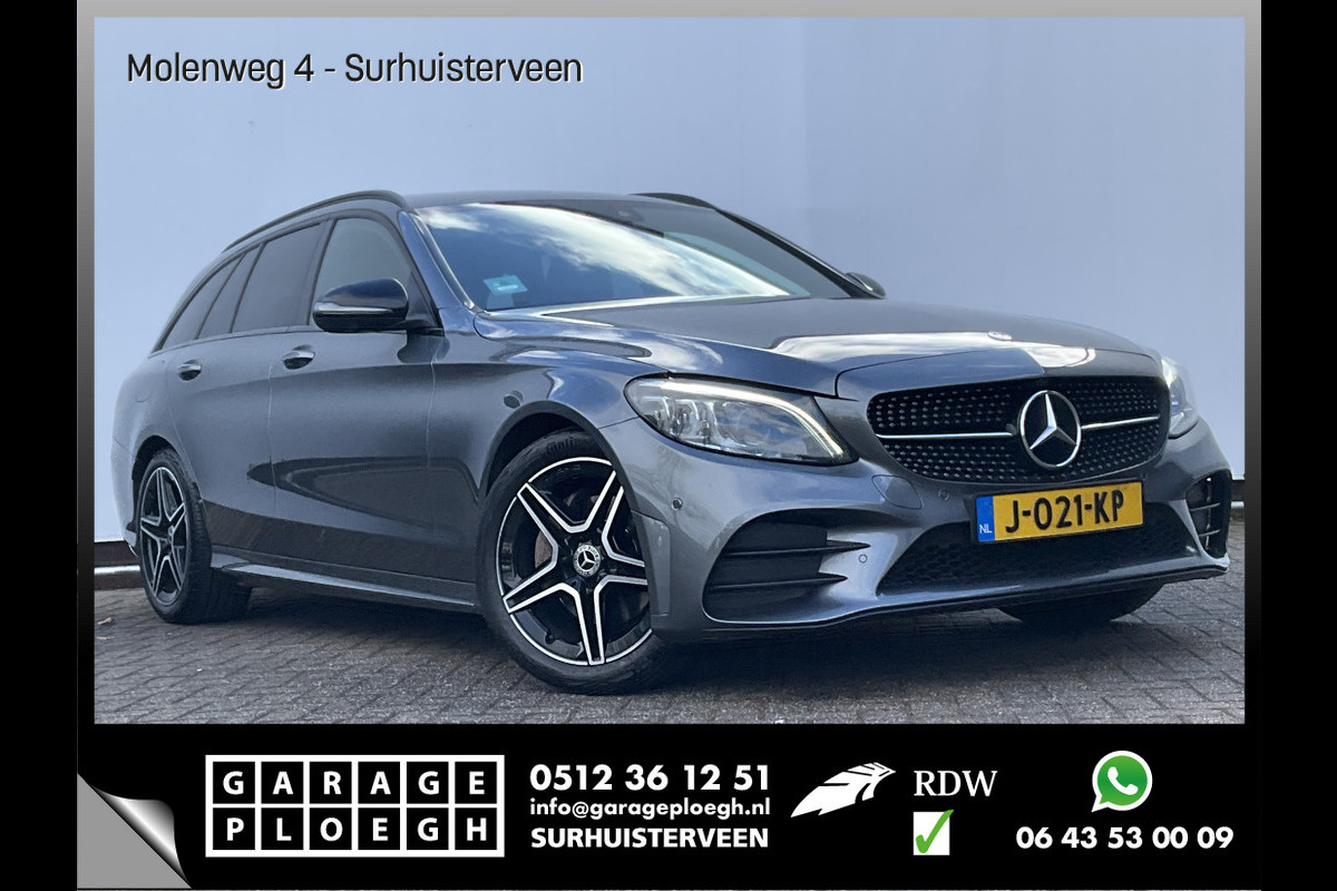 Mercedes-Benz C-Klasse 200 184pk Aut9 Solution + AMG 360°Cam Leder Carplay Business