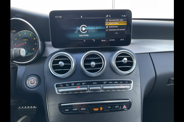 Mercedes-Benz C-Klasse 200 184pk Aut9 Solution + AMG 360°Cam Leder Carplay Business