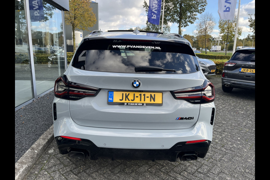 BMW X3 M40i xDrive High Executive M Sport 360pk/265kW Automaat | BTW | M-sportstoelen | Panoramadak | 21 inch | BMW Laser | HUD | Winterset inbegrepen etc. etc.