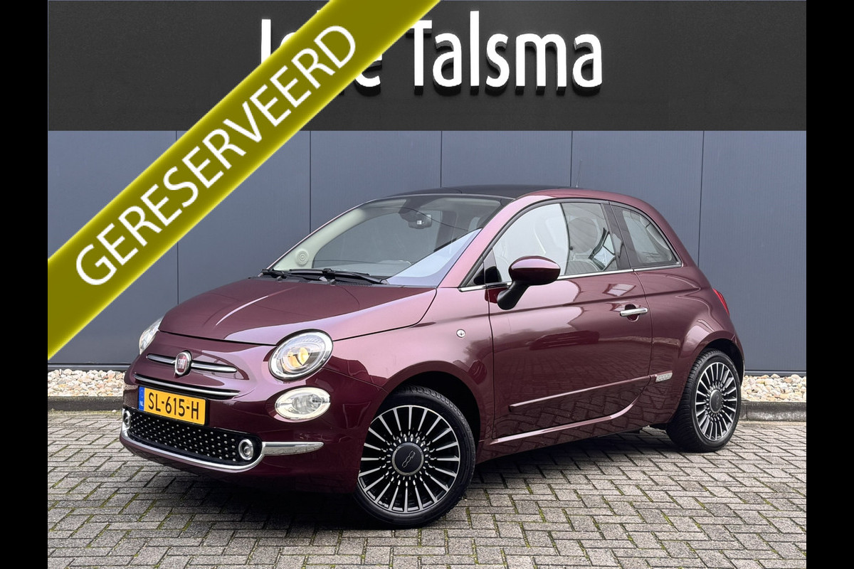 Fiat 500 0.9 TwinAir Turbo Lounge | Navigatie | Panorama | Cruise control | Airco