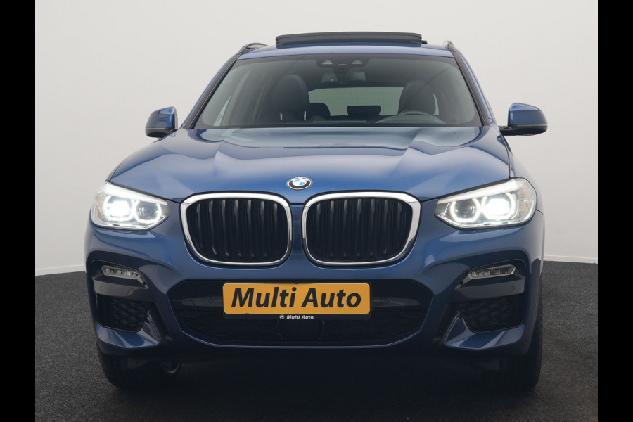BMW X3 xDrive20i M Sport Shadow 184pk Dealer O.H | Trekhaak af Fabriek | Panodak | Adaptive Cruise | Sportstoelen Memory | Harman Kardon |  Head Up | 19"L.M | BLIS |