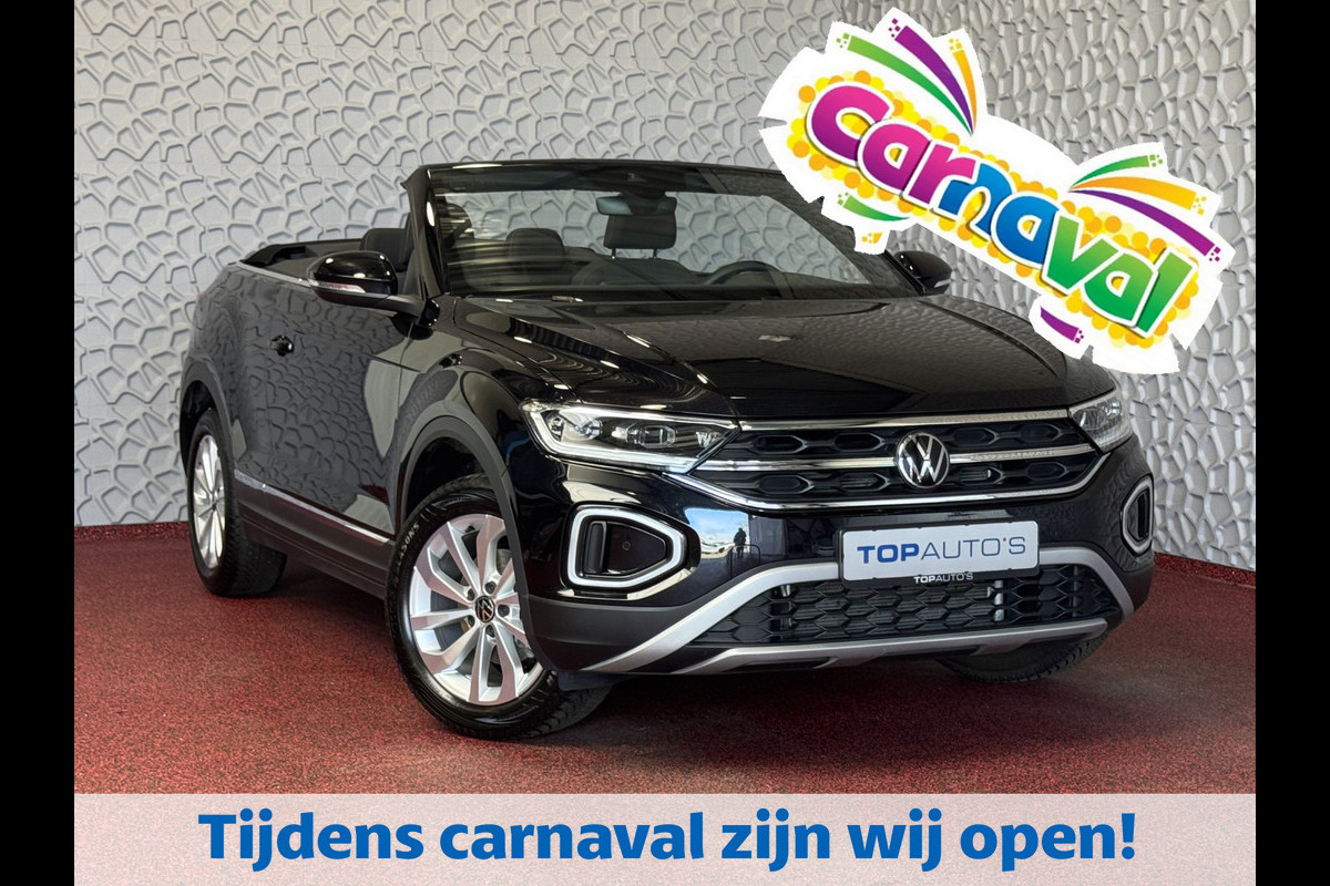 Volkswagen T-Roc Cabrio TSI VIR.COCKPIT CARPLAY NAVI IQ.LED STOEL/STUUR.VERW DAB ADAP.CRUISE 05/2024 ✅Top Auto's Wijchen , 30 Jaar Specialist in Volkswagen  : Alle Type's : R-Line Edition / Style / First Edition / Highline / Life , Zowel PHEV / HEV / MHEV / Benzine ✅
