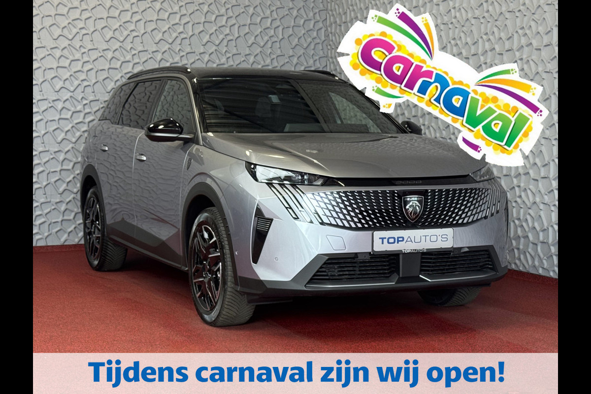 Peugeot 5008 1.2 HYBRID 145e. PANODAK GT LINE AUT. CARPLAY NAVI STOELVERW KEYLESS 7P 7 Persoons
