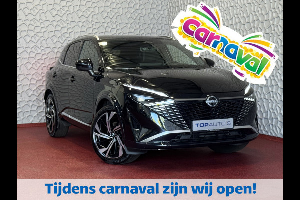 Nissan QASHQAI 1.3 MHEV 160PK 4 CILINDER TEKNA PLUS BOSE 20''LMV LEER ALCANTARA PANO MASSAGE BOSE STOEL/STUUR/RUIT VERW MATRIX.LED ELEK.KLEP HE 03/2025 ✅Top Auto's Wijchen , 30 Jaar Specialist in Nissan  : Alle Type's : Tekna / Plus / N-Design / N-Connecta / Limited Edition / Premium / Executive /  , Zowel PHEV / HEV / MHEV / TURBO / HYBRID