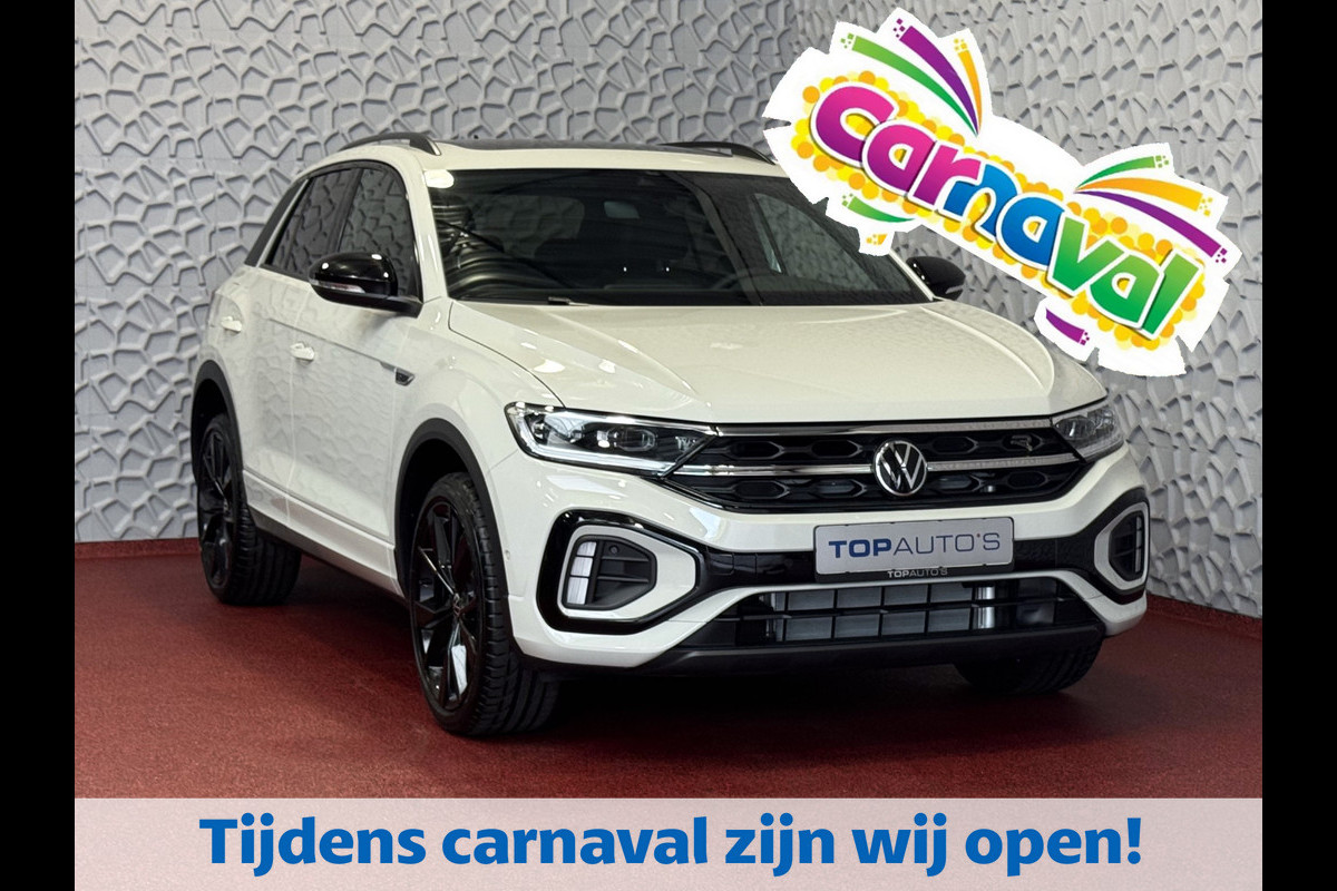 Volkswagen T-Roc 1.5 TSI 150PK R-LINE PANORAMA ✅ NIEUWE AUTO ✅ BLACKLINE EVO IQ LIGHT ALCANTARA ELEK.KLEP CARPLAY STOEL/STUUR VERW. 19"LMV VIR.CO 06/2025 SCHUIFDAK ✅Top Auto's Wijchen , 30 Jaar Specialist in Volkswagen  : Alle Type's : R-Line Edition / Style / First Edition / Highline / Life , Zowel PHEV / HEV / MHEV / Benzine ✅
