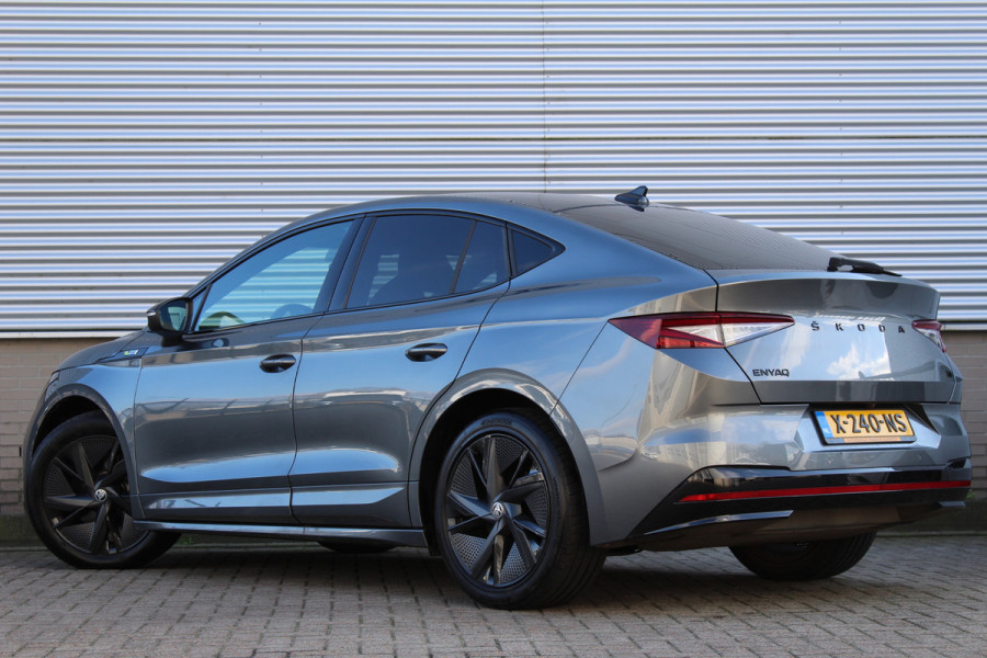Škoda ENYAQ Coupé iV 80 RS | BTW-Auto | Panoramadak | Trekhaak | BLIS | Stoelverwarming