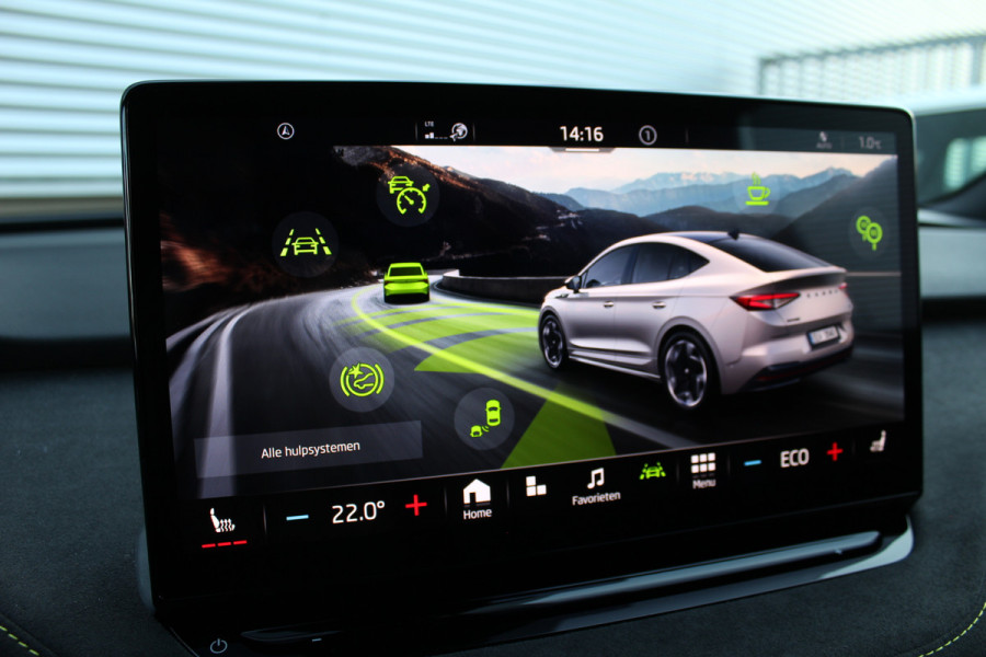 Škoda ENYAQ Coupé iV 80 RS | BTW-Auto | Panoramadak | Trekhaak | BLIS | Stoelverwarming