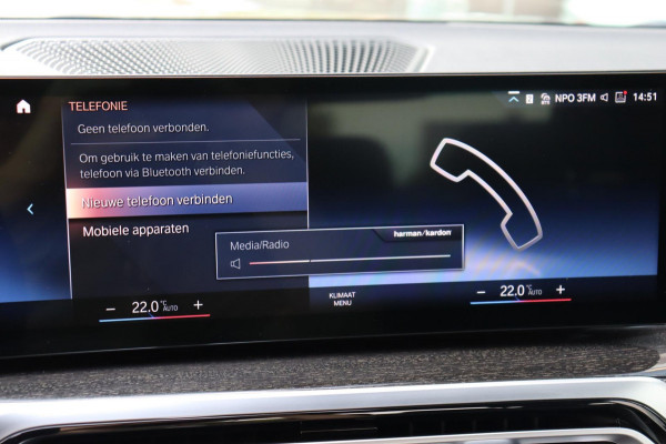 BMW 3-serie 330e M-Sport org.NL Harman Kardon 2xel.stoel+leer+mem+verw. camera