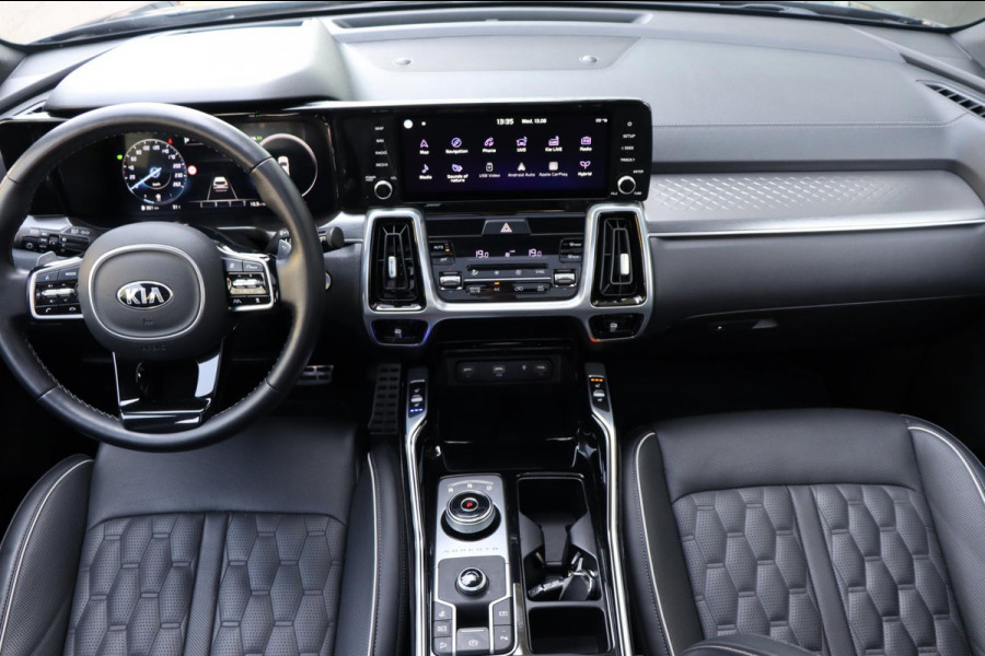 Kia Sorento 1.6 T-GDI Hybrid 2WD ExecutiveLine 7persoons org.NL rondom camera's head-up Bose leer+mem+vw schuifdak