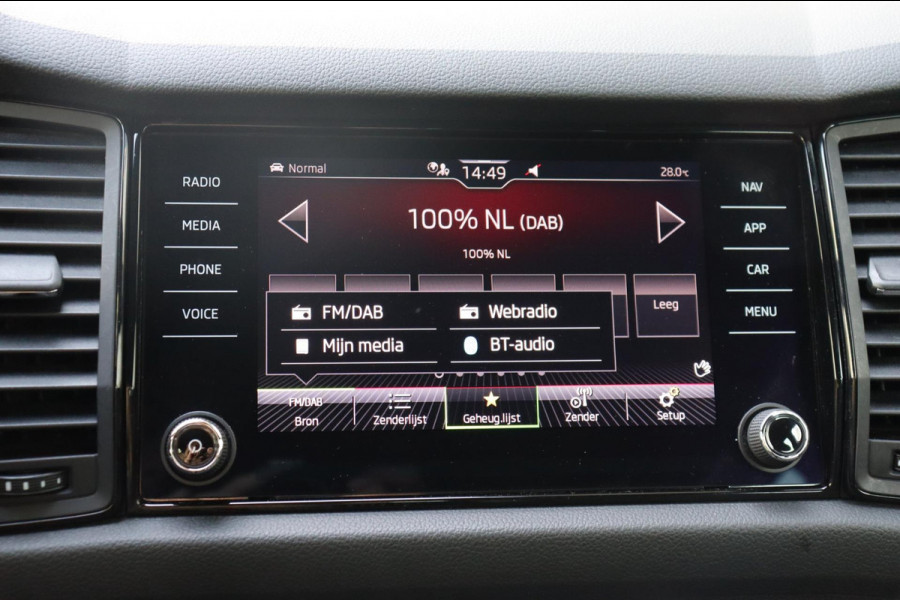 Škoda Kodiaq 1.5 TSI Sportline Business org.NL schuifdak trekhaak stuur+stoelverw camera canton