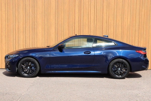 BMW 4 Serie Coupé 430i High Executive M-sport org-NL ADS schuifdak leer+memory+verwarmd BMW-Laser Harman/Kardon