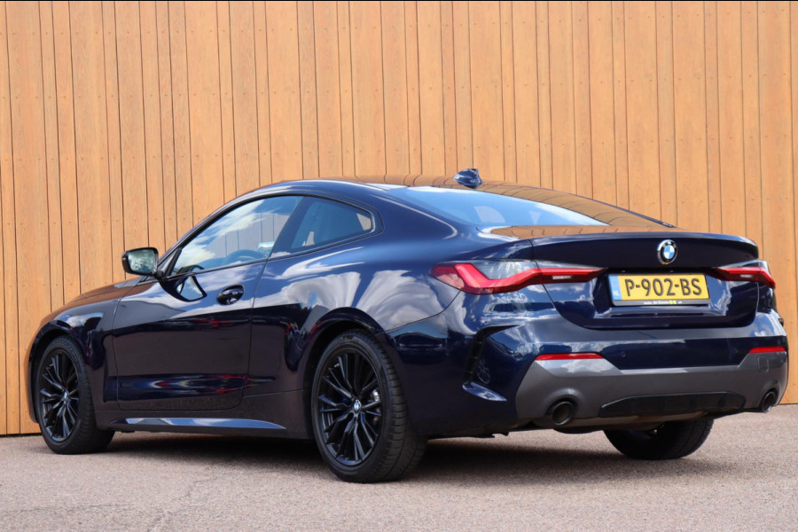 BMW 4 Serie Coupé 430i High Executive M-sport org-NL ADS schuifdak leer+memory+verwarmd BMW-Laser Harman/Kardon