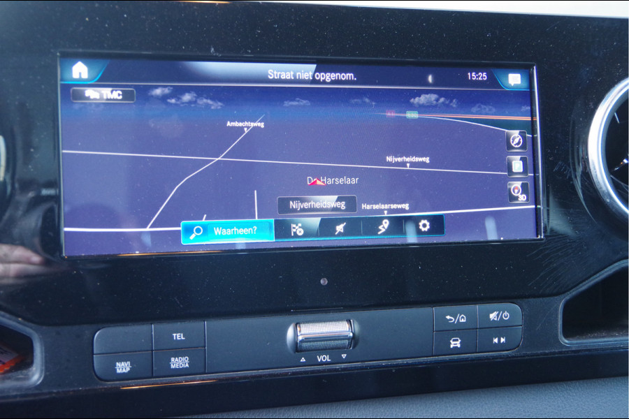 Mercedes-Benz Sprinter 519 3.0 CDI V6 N1 BAKWAGEN DUBBELLUCHT, AUT. LED, 3.5T TREKHAAK, LEDER, GEVEERDE STOEL, ADAPT. CRUISE, TREKHAAK, MBUX 10'', NAVI