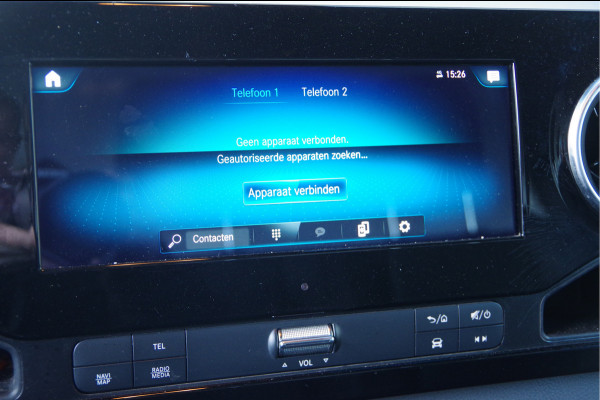 Mercedes-Benz Sprinter 519 3.0 CDI V6 N1 BAKWAGEN DUBBELLUCHT, AUT. LED, 3.5T TREKHAAK, LEDER, GEVEERDE STOEL, ADAPT. CRUISE, TREKHAAK, MBUX 10'', NAVI