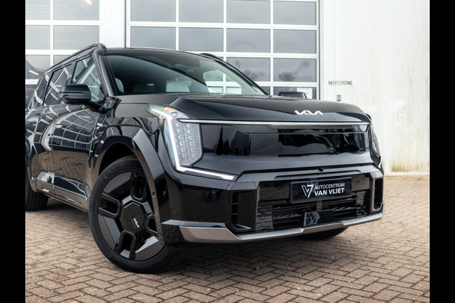 Kia EV9 GT-Line AWD 99.8 kWh | Levering uit voorraad | 7-Pers. | 21" | Head-Up | Stoel-/Stuurverwarming | Premium Audio | Schuif-/kanteldak | Adapt. Cruise | Navi