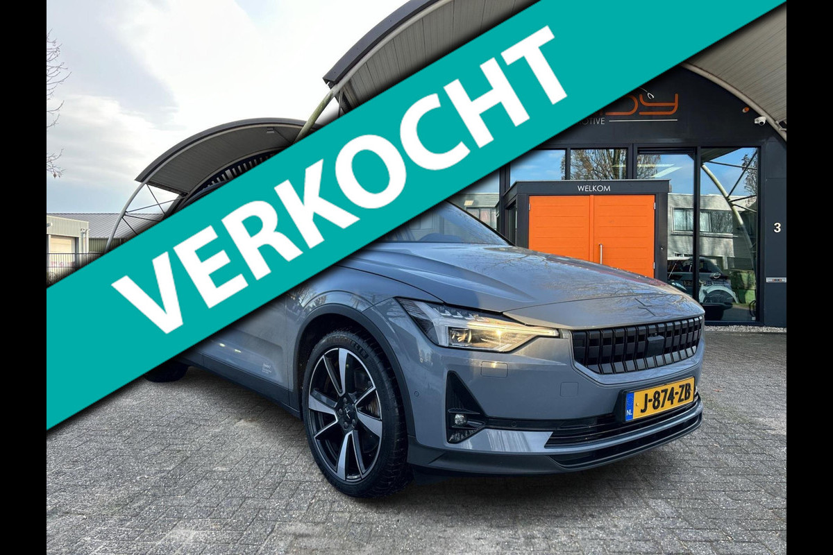 Polestar 2 Long Range Dual Motor Launch Edition 78kWh 93% SOH Pano AWD Thunder Grey NL-Auto 1e EIG Rijklaarprijs!