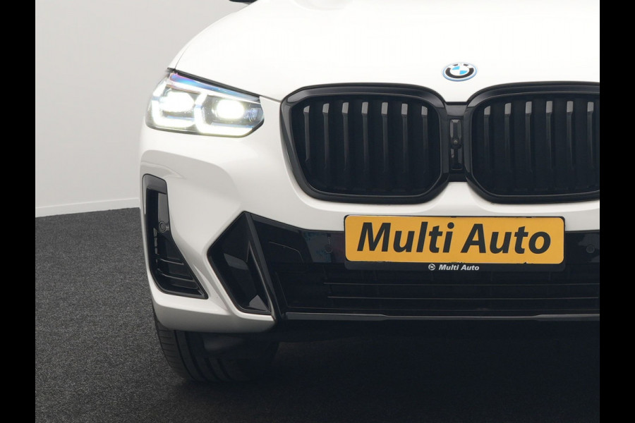 BMW X3 xDrive30e M Sport Plug In Hybrid 293pk Dealer O.H PHEV | Laser LED | 360 Camera | 20"L.M | Head Up | Shadow Line | Lederen Sportstoelen Verwarmd | Sfeerverlichting | BLIS |