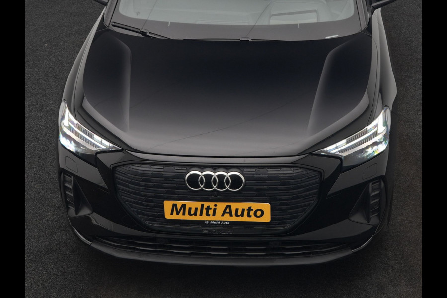 Audi Q4 Sportback e-tron 40 S edition 204pk | Panodak | Adaptive Cruise | Lederen Sportstoelen Verwarmd | Head Up | Matrix LED | Camera | Keyless | Sfeerverlichting | Apple Carplay |