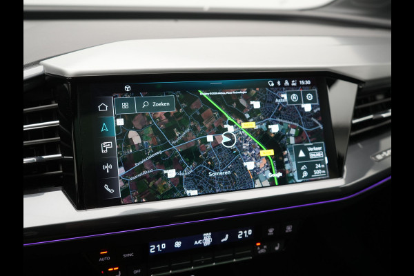 Audi Q4 Sportback e-tron 40 S edition 204pk | Panodak | Adaptive Cruise | Lederen Sportstoelen Verwarmd | Head Up | Matrix LED | Camera | Keyless | Sfeerverlichting | Apple Carplay |