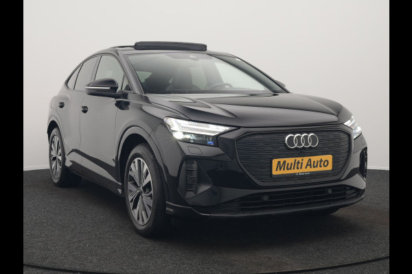 Audi Q4 Sportback e-tron 40 S edition 204pk | Panodak | Adaptive Cruise | Lederen Sportstoelen Verwarmd | Head Up | Matrix LED | Camera | Keyless | Sfeerverlichting | Apple Carplay |