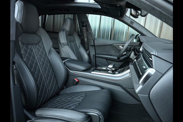 Audi Q8 60 TFSI e quattro Pro Line S 490pk Competition | Nardo Grey Exclusive | B&O Sound | Panoramadak | Soft-Close | Ambiance Interieur | S-Seats | 360 Camera | Adaptive Cruise | Trekhaak