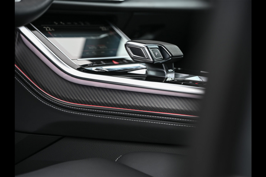 Audi Q8 60 TFSI e quattro Pro Line S 490pk Competition | Nardo Grey Exclusive | B&O Sound | Panoramadak | Soft-Close | Ambiance Interieur | S-Seats | 360 Camera | Adaptive Cruise | Trekhaak