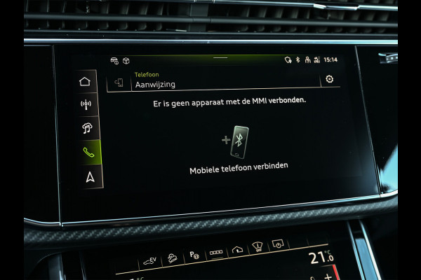 Audi Q8 60 TFSI e quattro Pro Line S 490pk Competition | Nardo Grey Exclusive | B&O Sound | Panoramadak | Soft-Close | Ambiance Interieur | S-Seats | 360 Camera | Adaptive Cruise | Trekhaak