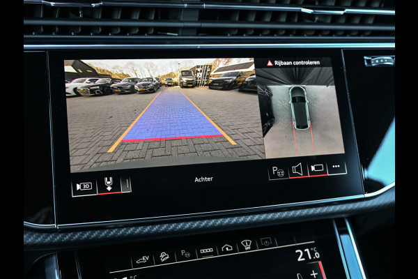 Audi Q8 60 TFSI e quattro Pro Line S 490pk Competition | Nardo Grey Exclusive | B&O Sound | Panoramadak | Soft-Close | Ambiance Interieur | S-Seats | 360 Camera | Adaptive Cruise | Trekhaak