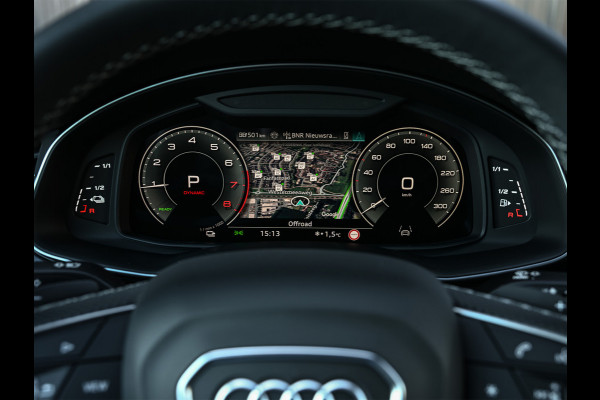 Audi Q8 60 TFSI e quattro Pro Line S 490pk Competition | Nardo Grey Exclusive | B&O Sound | Panoramadak | Soft-Close | Ambiance Interieur | S-Seats | 360 Camera | Adaptive Cruise | Trekhaak