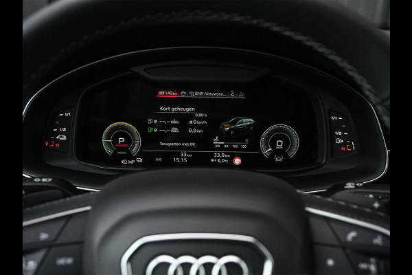 Audi Q8 60 TFSI e quattro | Audi Exclusive | B&O Advanced | S-seats met massage | Soft close | Adaptive cruise | Carbon inleg | Ambiance interieur | 360 camera | Verwarmbaar stuurwiel | Trekhaak