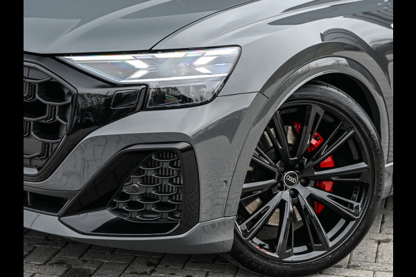 Audi Q8 60 TFSI e quattro | Audi Exclusive | B&O Advanced | S-seats met massage | Soft close | Adaptive cruise | Carbon inleg | Ambiance interieur | 360 camera | Verwarmbaar stuurwiel | Trekhaak