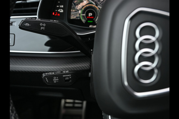 Audi Q8 60 TFSI e quattro | Audi Exclusive | B&O Advanced | S-seats met massage | Soft close | Adaptive cruise | Carbon inleg | Ambiance interieur | 360 camera | Verwarmbaar stuurwiel | Trekhaak