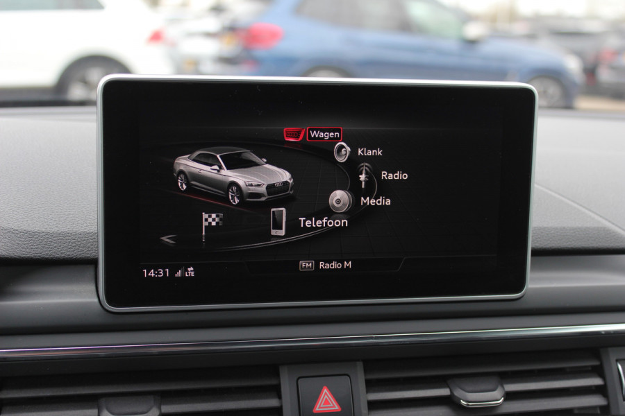 Audi A5 Cabriolet 2.0 TFSI Launch Edition NL Auto! / Trekhaak / Leder / Nekverwarming / Navigatie / Parkeerhulp V+A / 19'' / Windscherm / Stoelverwarming / Cruise Control