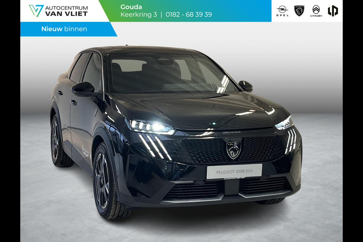 Peugeot 3008 1.6 plug-in Hybrid 195 GT alcantara executive interior, on board charger 7.4KW, 360 vision & drive Assist Pack GT Panoramisch schuifdak