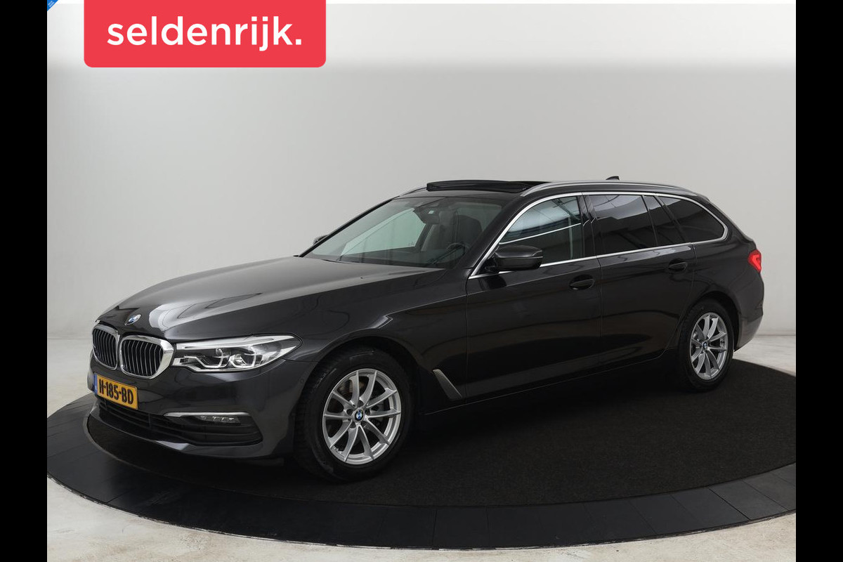 BMW 5 Serie 520i High Executive | Panoramadak | Leder | Trekhaak | Stoelverwarming | Camera | Live Cockpit | Park Assist | Carplay | Full LED | Navigatie | Climate control | Cruise control