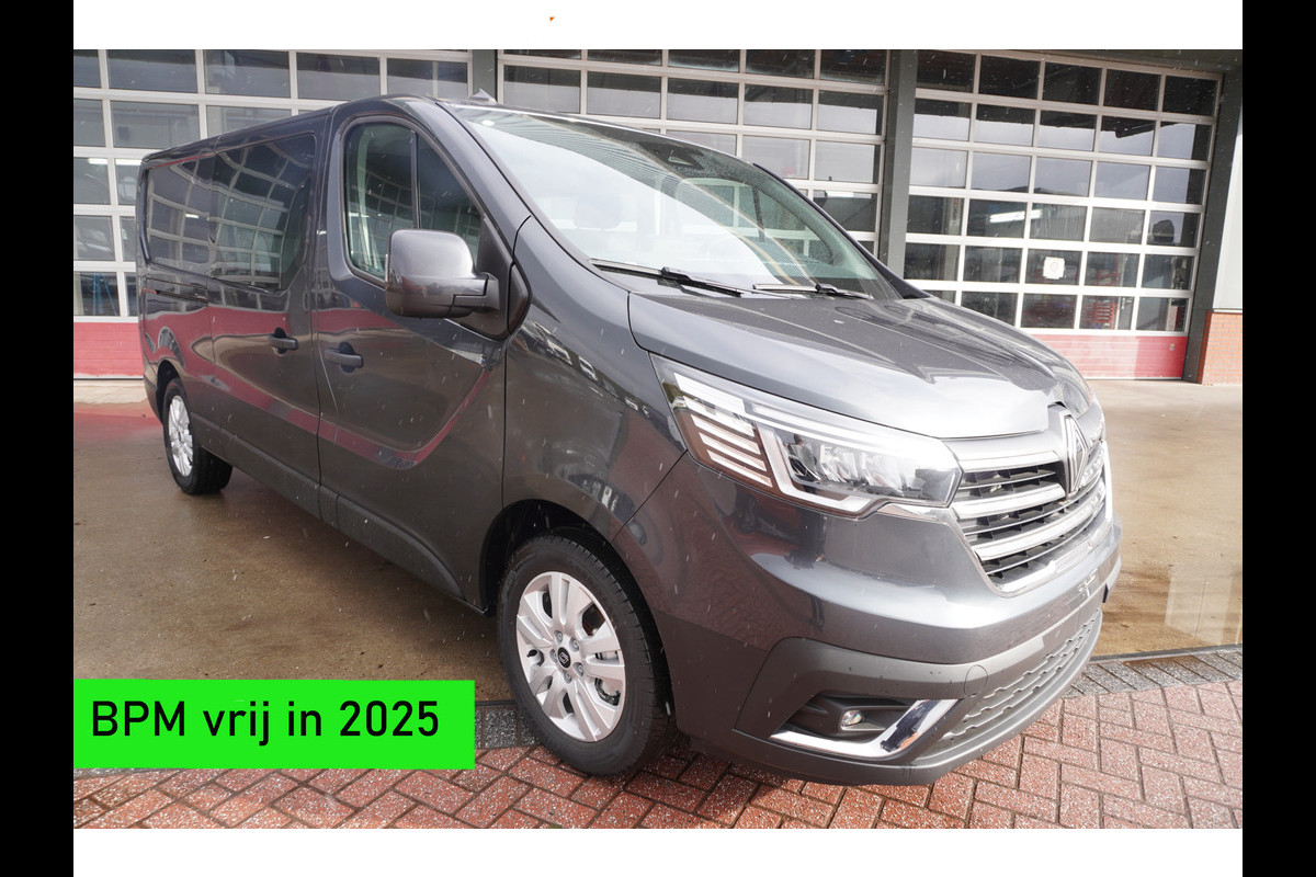 Renault Trafic 2.0 Blue dCi 130PK T29 L2H1 Advance Dubbelcabine nr.V164 | Airco | Cruise | Camera |Trekhaak | Apple CP- Android auto | 17"LM velgen