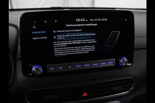 Hyundai Kona EV Limited 64 kWh | SOH 100% | 3 Fase | Stoelventilatie | Head-Up | Adaptive cruise | Camera | Leder | Carplay | Achterbankverwarming | Warmtepomp | Keyless | Full LED | Dodehoek detectie