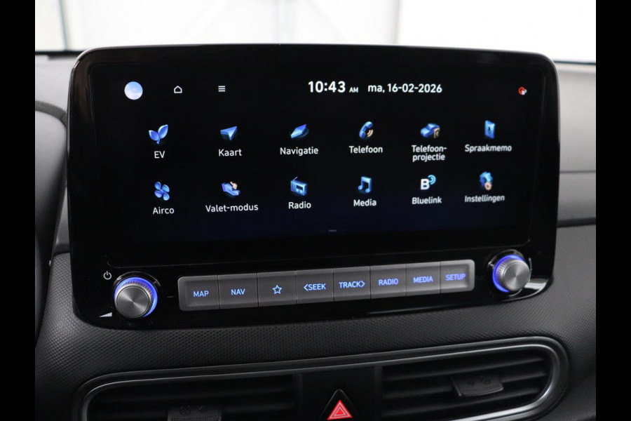 Hyundai Kona EV Limited 64 kWh | SOH 100% | 3 Fase | Stoelventilatie | Head-Up | Adaptive cruise | Camera | Leder | Carplay | Achterbankverwarming | Warmtepomp | Keyless | Full LED | Dodehoek detectie