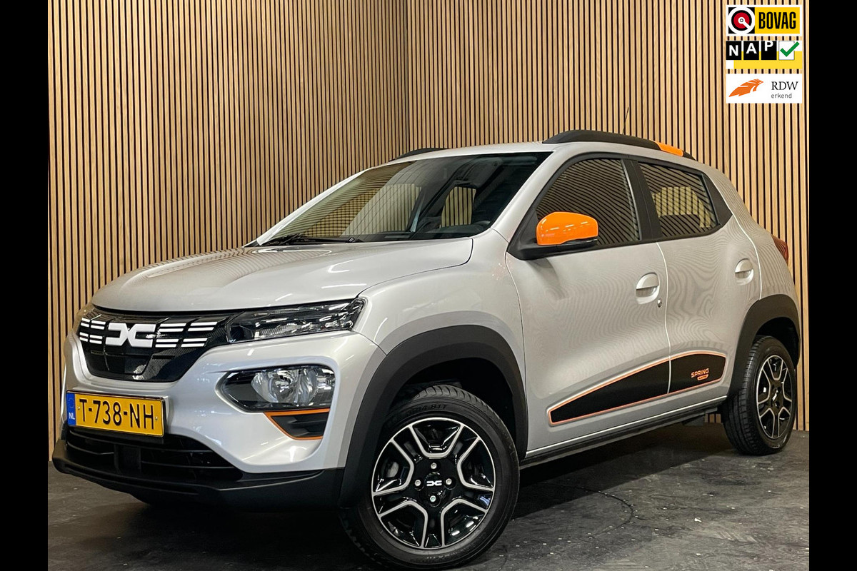 Dacia Spring Expression 27 kWh|AIRCO|LEDER|CARPLAY|CRUISE CONTROL|ACHTERUITRIJCAMERA|NAVIGATIE|PARKEERSENSOREN|LMV|NIEUWSTAAT|