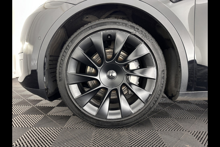 Tesla Model Y Long Range AWD 75 kWh Black-Line [ 3-Fase-11kW ] {SOH-100%} NEW BATTERYPACK (INCL-BTW) Aut. *PANO | AUTO-PILOT | LEATHER | NAVI-FULLMAP | MATRIX-LED | KEYLESS | CAMERA | DAB+ | HEATED-COMFORTSEATS | PRIVACYGLASS | TOPVIEW | TOWBAR |  20''ALU*