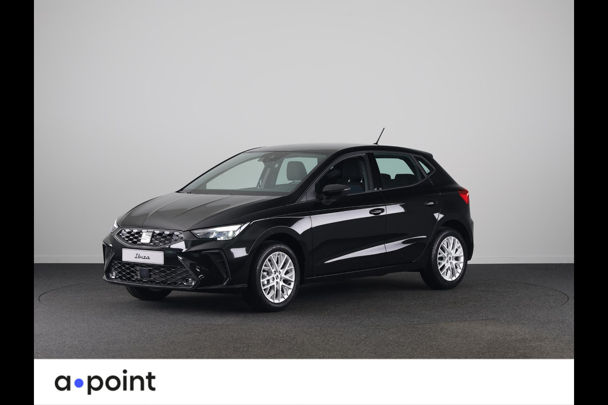 Seat Ibiza Style Plus 1.0 EcoTSI 95 PK | Midnight Black Metallic | Apple Carplay | Park Assist | Cruise Control