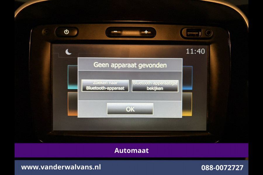 Renault Trafic 2.0 dCi 146pk Automaat L1H1 Euro6 Airco | Navigatie | LED | Cruisecontrol Parkeersensoren, Bijrijdersbank