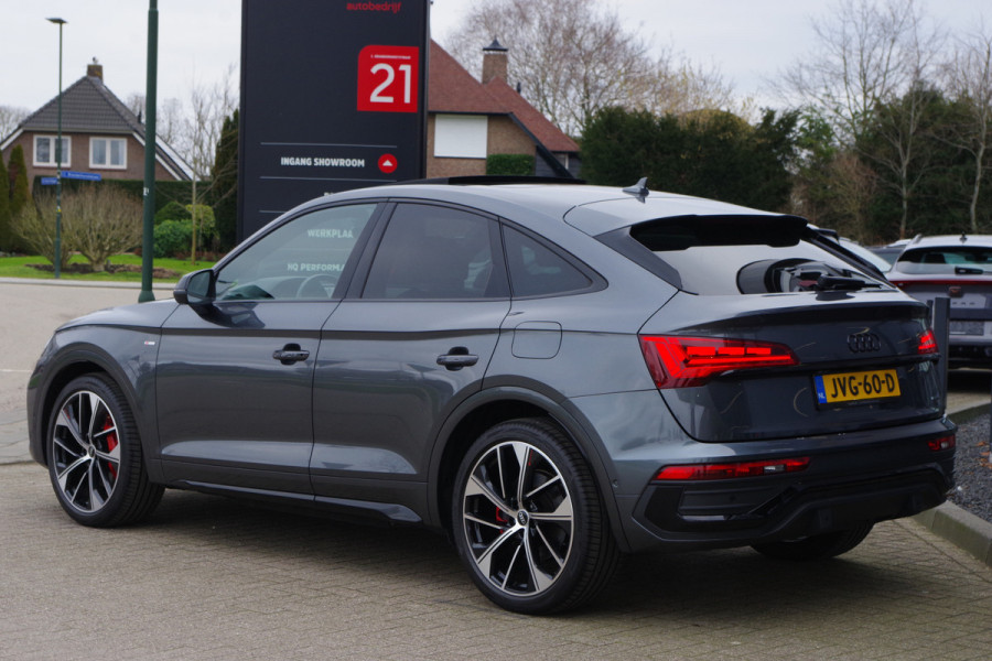 Audi Q5 Sportback 55 TFSI e 367 PK S-Line edition Competition PHEV, Luchtvering, Panoramadak, RS-Leder, Massage