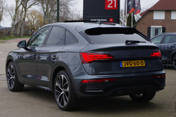 Audi Q5 Sportback 55 TFSI e 367 PK S-Line edition Competition PHEV, Luchtvering, Panoramadak, RS-Leder, Massage