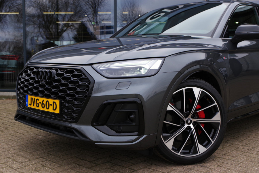 Audi Q5 Sportback 55 TFSI e 367 PK S-Line edition Competition PHEV, Luchtvering, Panoramadak, RS-Leder, Massage