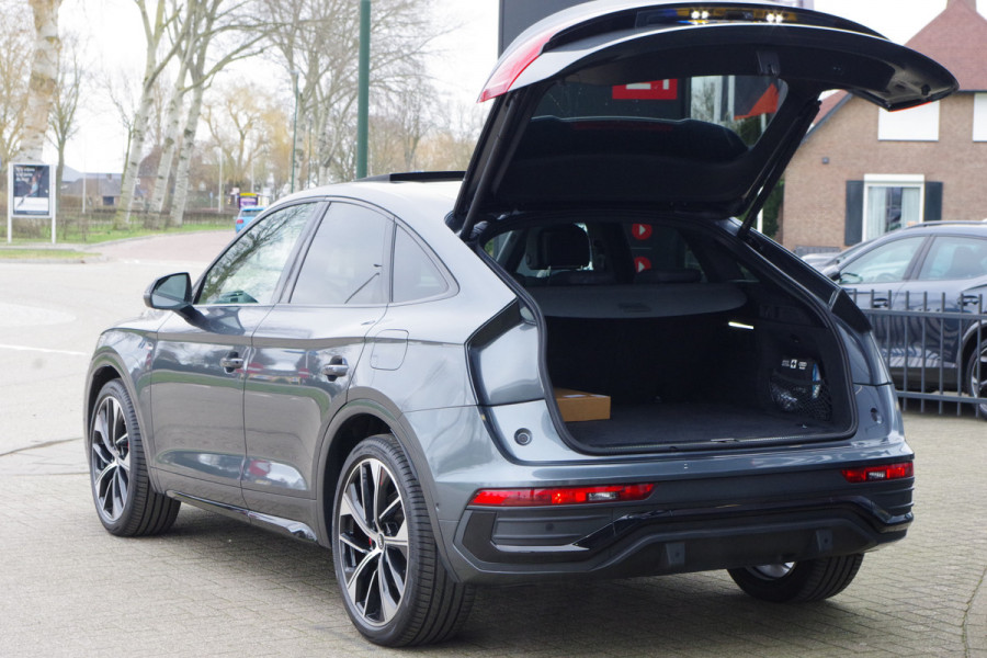 Audi Q5 Sportback 55 TFSI e 367 PK S-Line edition Competition PHEV, Luchtvering, Panoramadak, RS-Leder, Massage