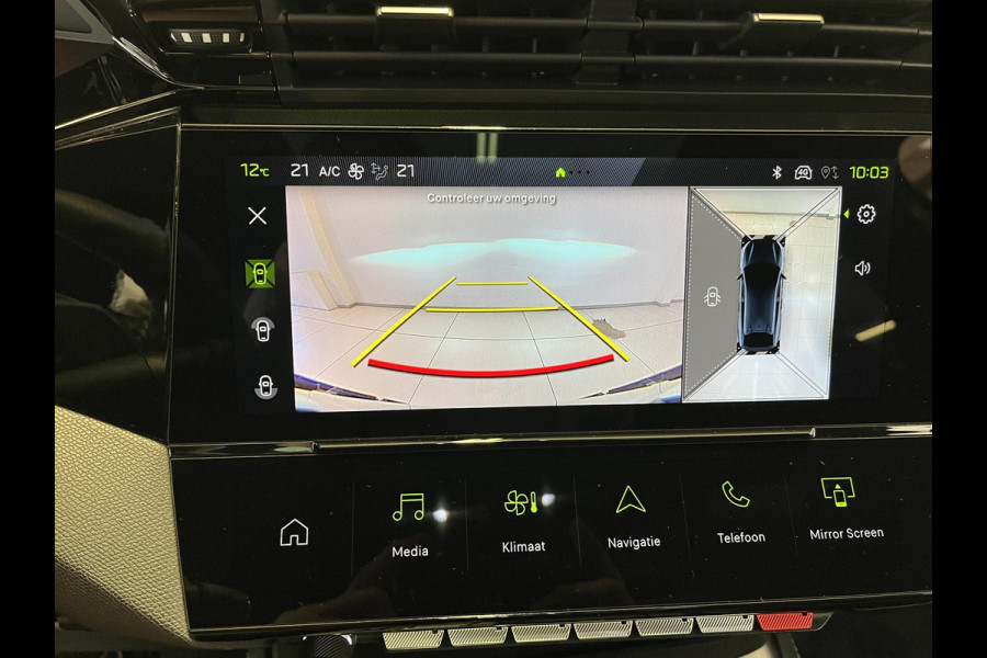 Peugeot 408 1.2 Hybrid 145 e-DCS6 GT Bekleding Alcantara/kunstleder, Panoramisch schuifdak, 360 Vision & Drive Assist Plus Pack, navigatie.