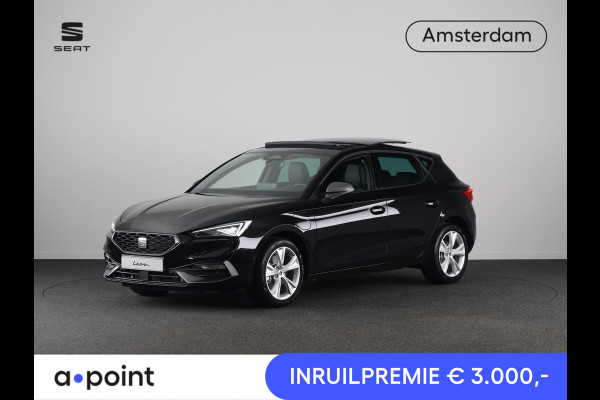 Seat Leon 1.5 TSI e-Hybrid FR Business | Black Pack | Glazen schuif-kanteldak | Safe & Driving Pack | Technology Pack | C2K - Velgen 'Black Pack', 18 inch