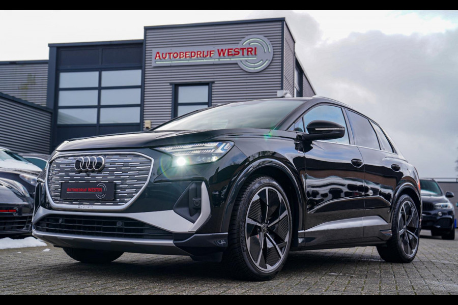 Audi Q4 e-tron 50 quattro Launch edition Advanced Plus 77 kWh | Panorama | BTW | Competition | RS zetels | Memory | HuD | 360 cam