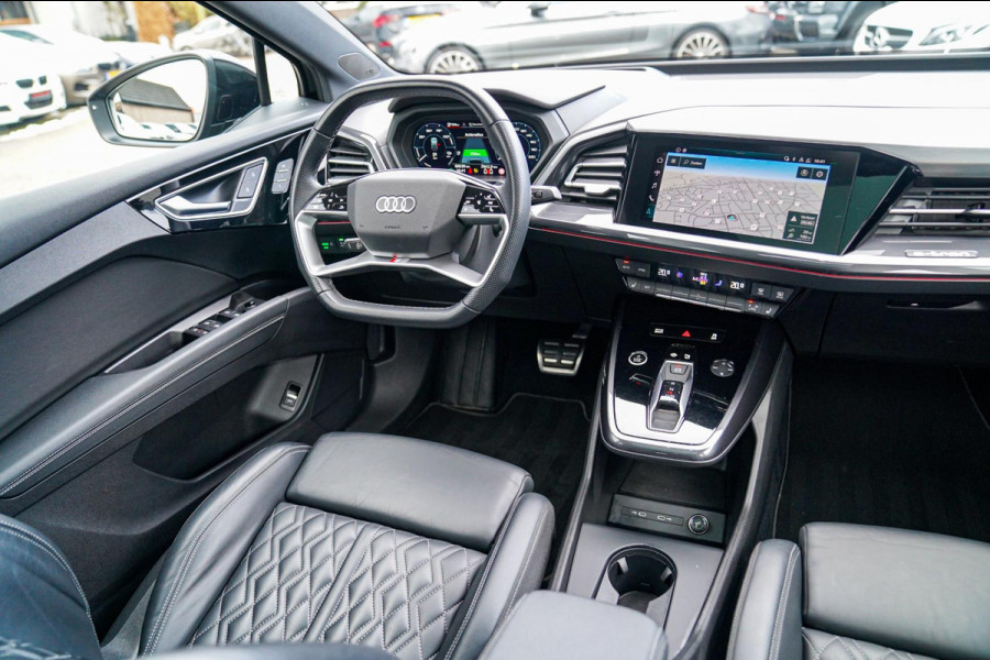 Audi Q4 e-tron 50 quattro Launch edition Advanced Plus 77 kWh | Panorama | BTW | Competition | RS zetels | Memory | HuD | 360 cam